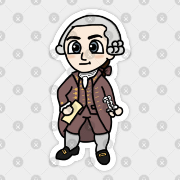 Chibi John Hancock (Small Print) John Hancock Sticker TeePublic